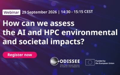 ODISSEE Webinar: How can we assess the AI and HPC environmental and societal impacts?